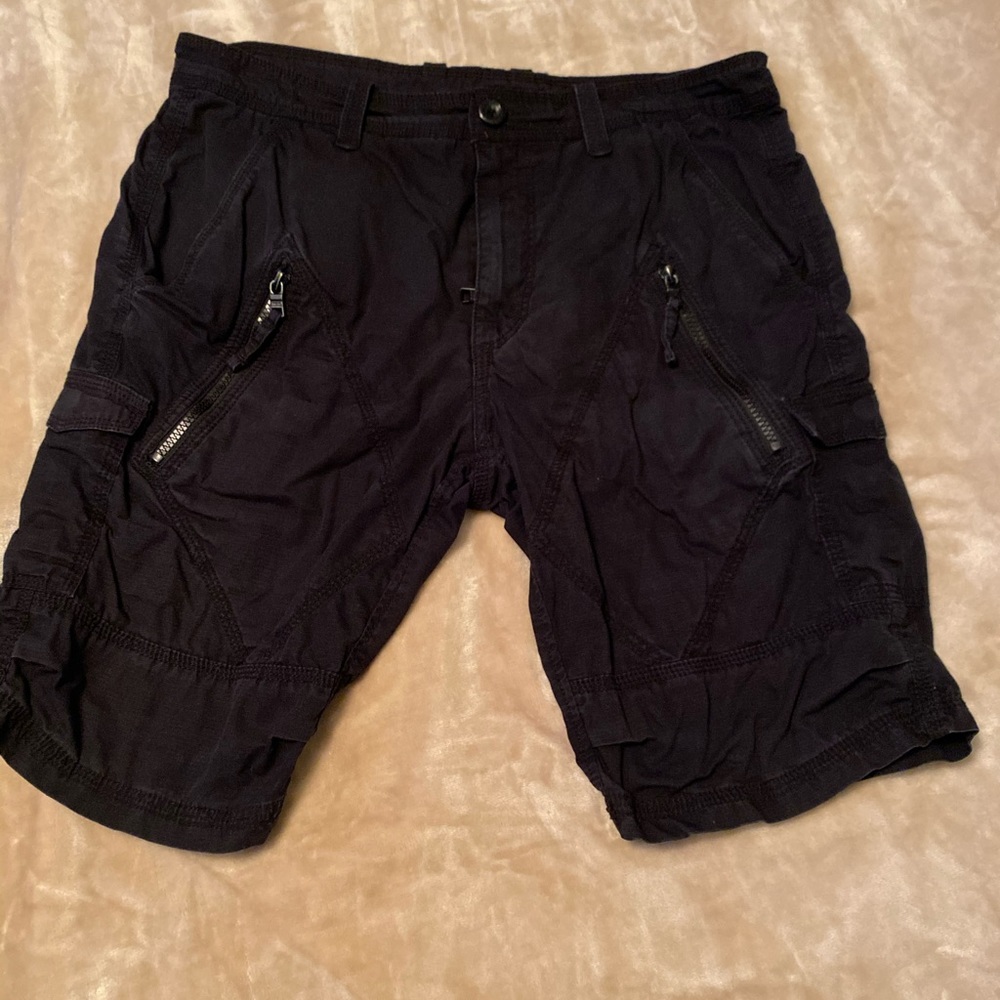 ARMANI EXCHANGE UTILITY ZIP SHORTS